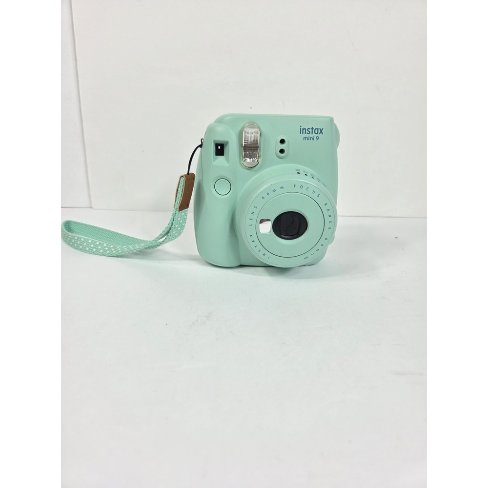 Fujifilm Instax Mini 9 Instant Film Camera Flamingo Teal Tested Working